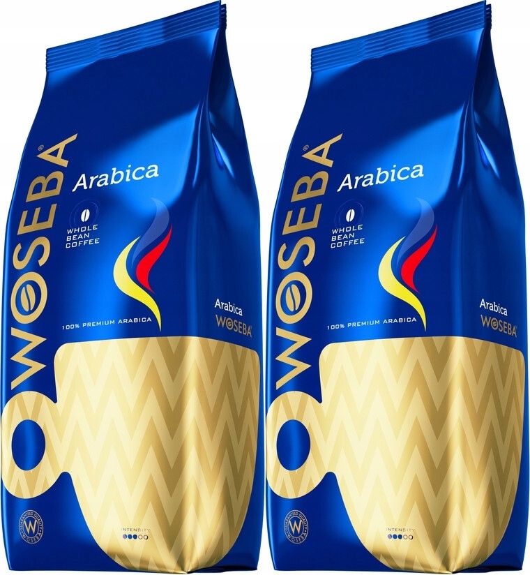 Woseba kawa ziarnista Arabica 1kg ziarno x 2