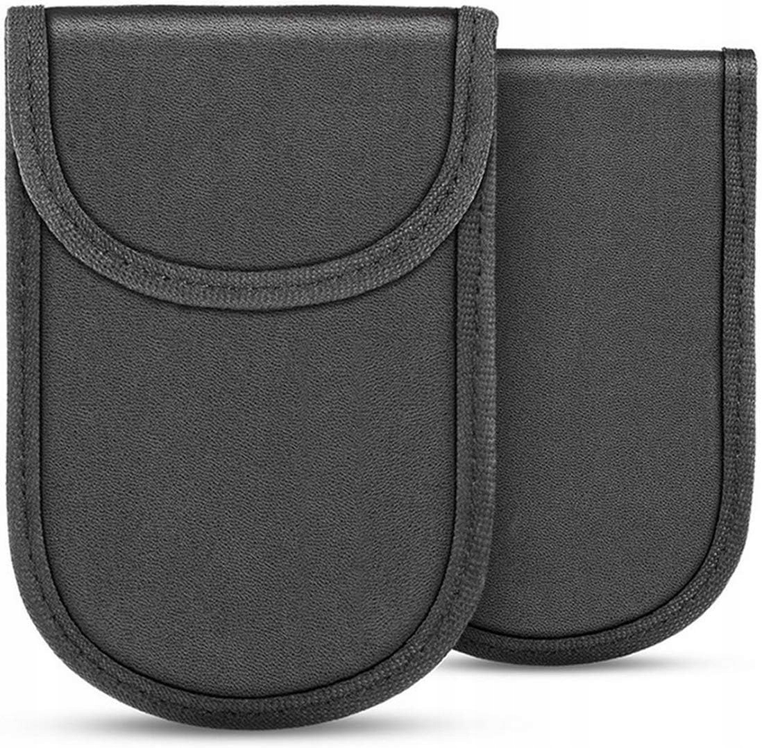 2x Pouzdro Na Klíček Do Auta Pro Telefon S Blokováním Rfid Signálu 14x9 cm