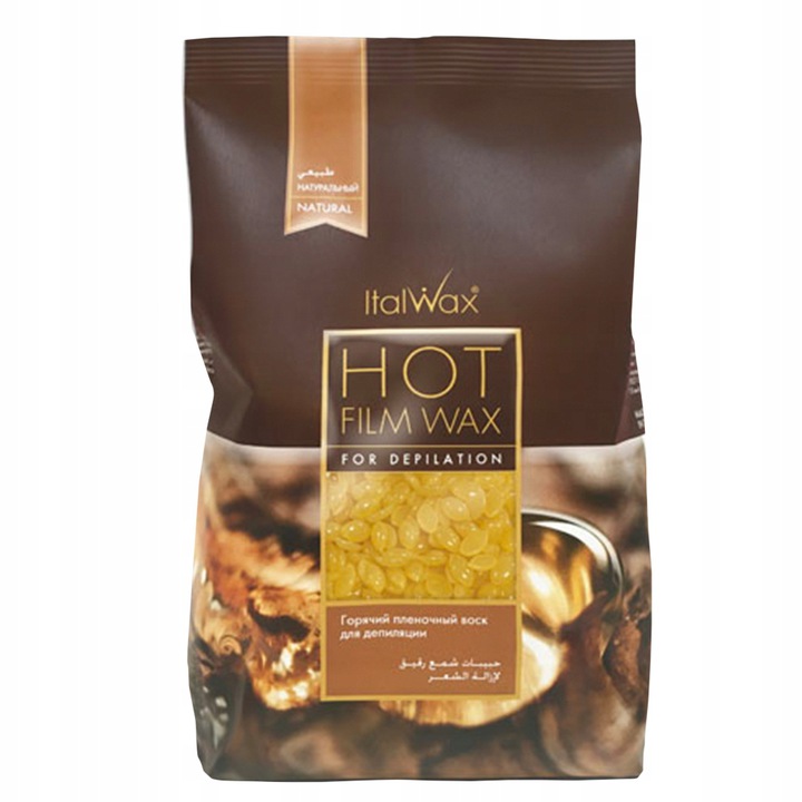 ItalWax Depilacja wosk twardy Natural Naturalny 1kg 1000g