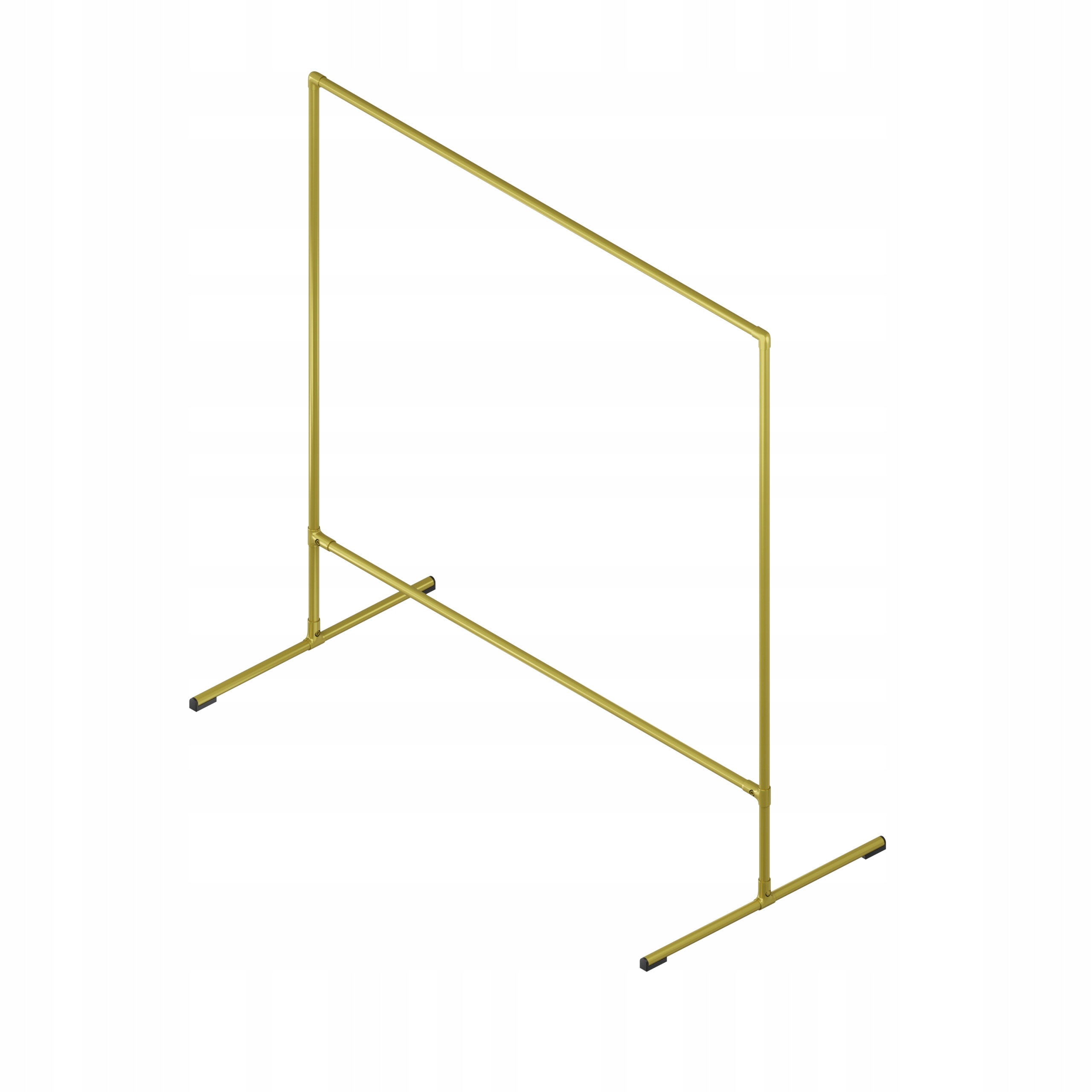 Stojanový Kovový Věšák Na Oblečení Stojan Zlatý 1,5x1,5 m Fonger