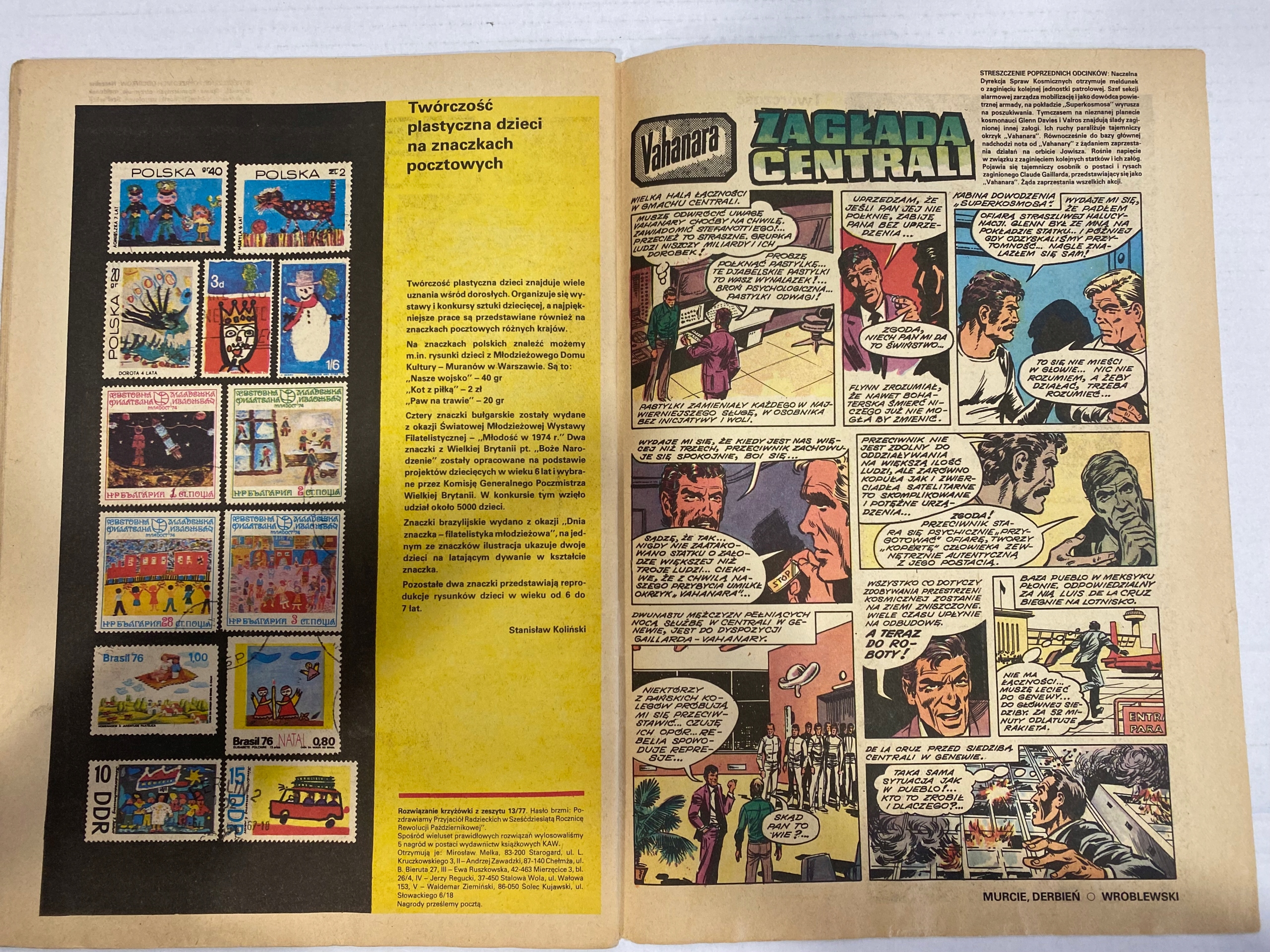 Relax Magazyn Opowieści Rysunkowych Zeszyt 20 1978 Tytuł RELAX - Magazyn Opowieści Rysunkowych