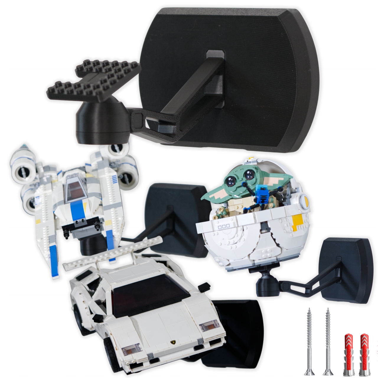 Univerzální držák na zeď pro sadu Lego Nástěnný věšák Velikost M