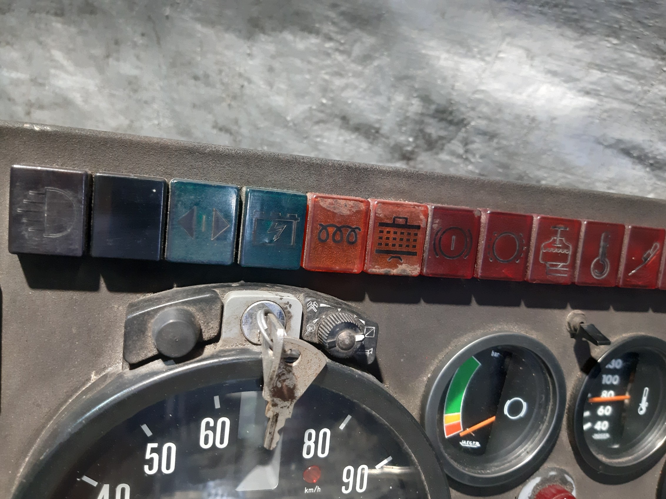 running board WSKAZNIKOW dials RENAULT SAVIEM JP13 WOZ STRAZACKI