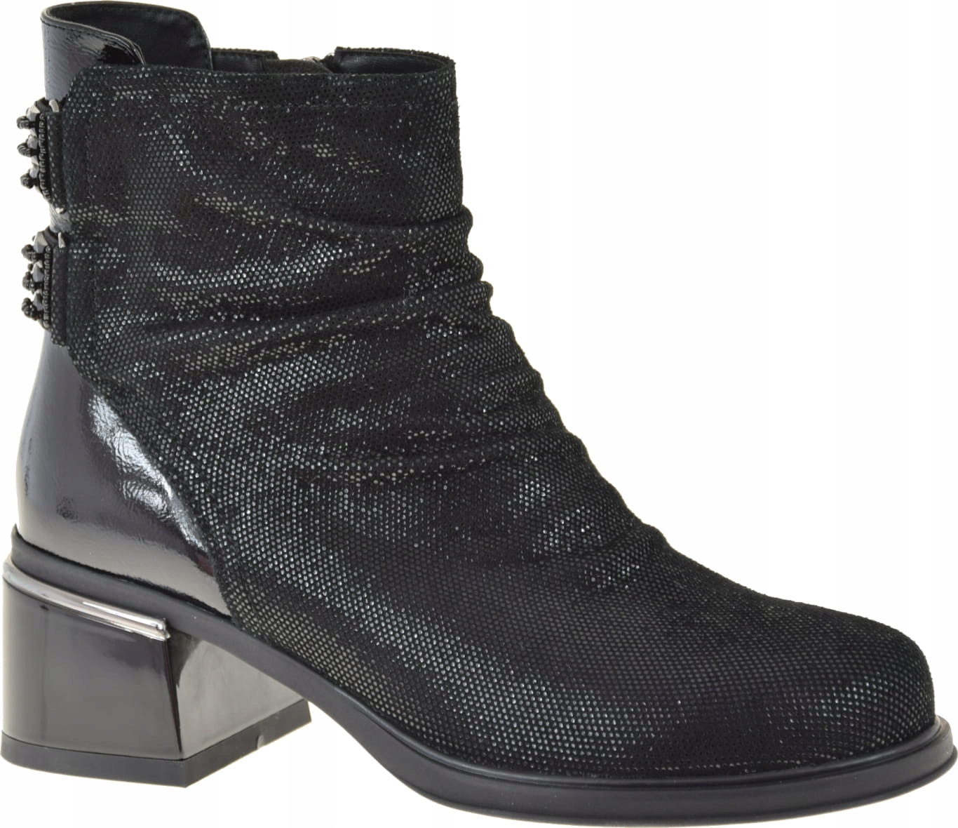 Elegantní Dámské Dámské Kotníkové Boty Epica K3K330125A Kožené S Zimním Zateplením, Velikost 37