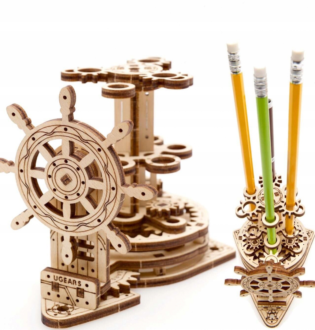 

Puzzle 3D Organizer przybornik Ugears drewniany