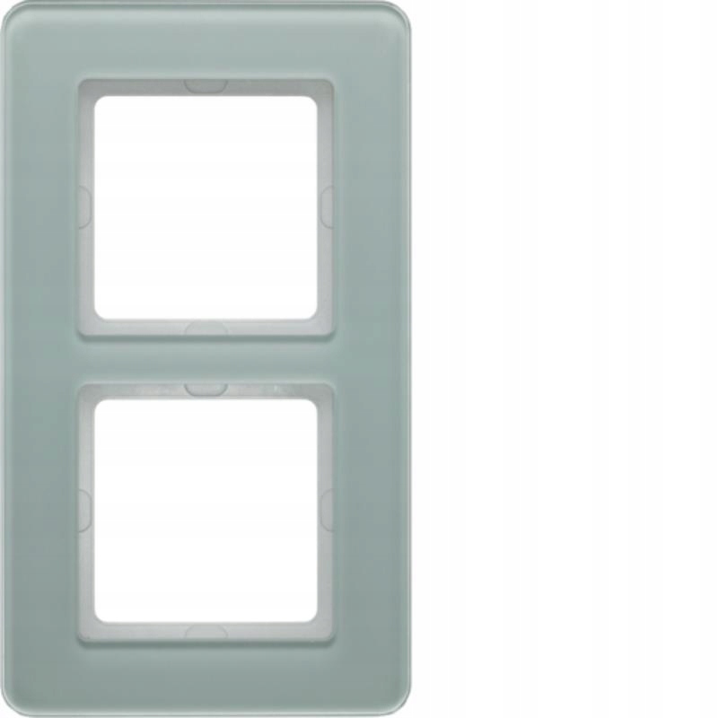 Berker Q7 biele sklo rámček 2