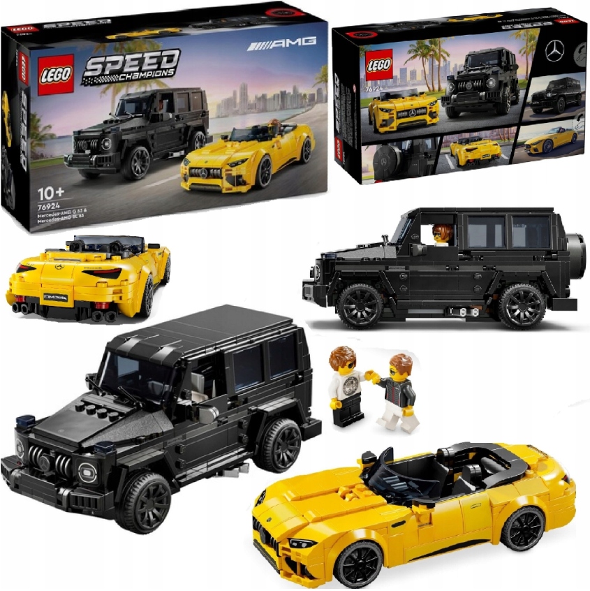 LEGO SPEED CHAMPIONS MERCEDES AMG G KLASA MERCEDES AMG SL 63 AUTA SPORTOWE