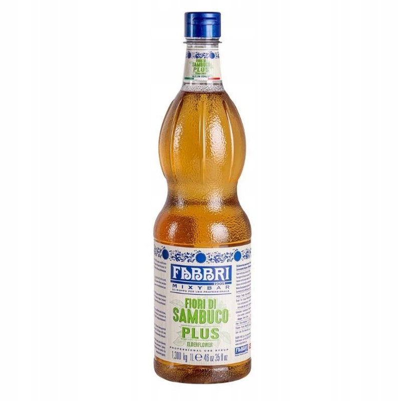 Fabbri syrop do kawy Elderflower Plus Kwiat Czarnego Bzu Mixybar 1l