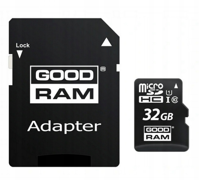 ORYGINALNA Karta Pamięci Micro SD 32GB GOODRAM Typ karty SD