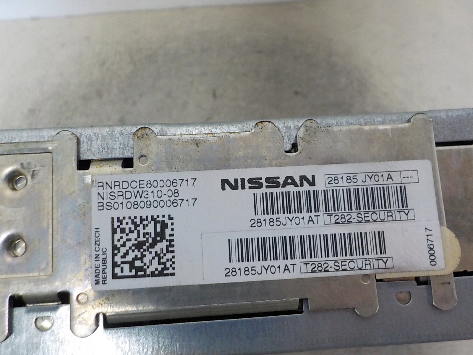 RENAULT KOLEOS RADIO original code 28185JY01A