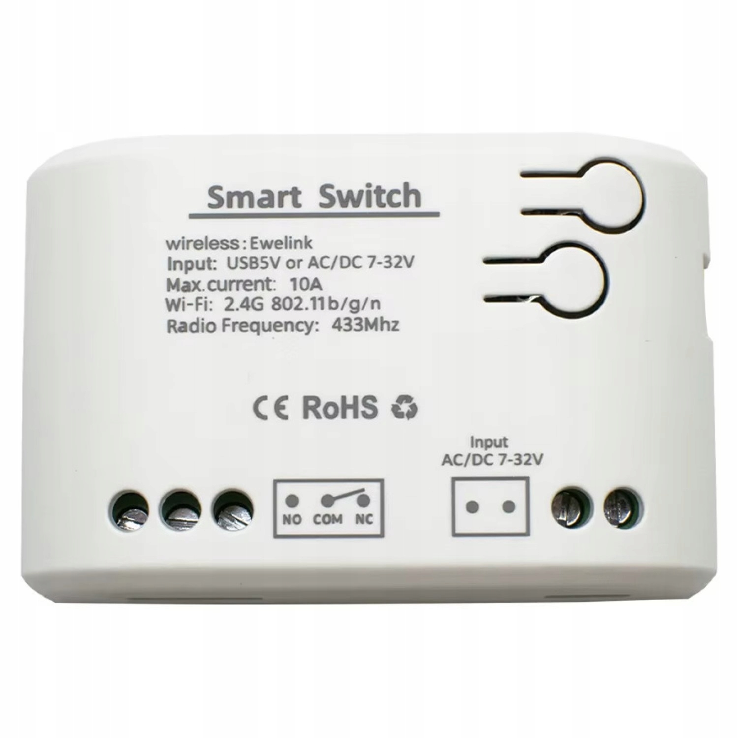 Smart Switch Ewelink 7-32V 1CH Wifi 2,4G Rf 433MHZ