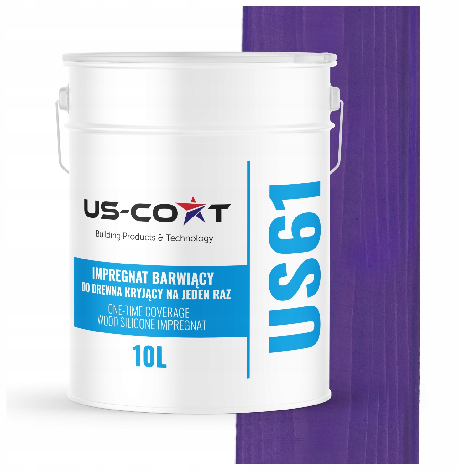 Impregnácia Na Drevo Extra Farba S Voskom Chron Farby Naraz Fialová 10 L