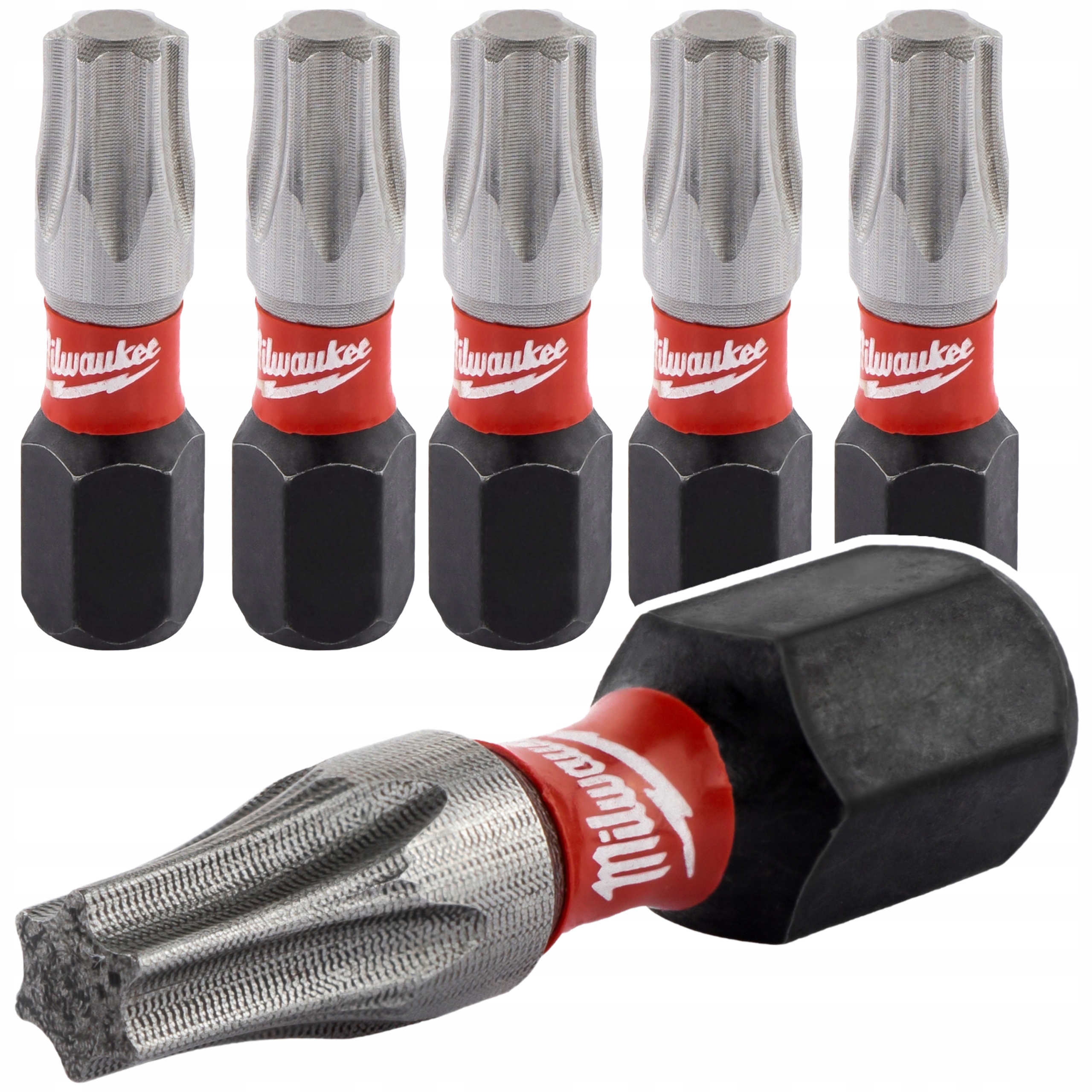Bit końcówka Torx 40 Milwaukee Shockwave bit grot Udarowa 5 sztuk