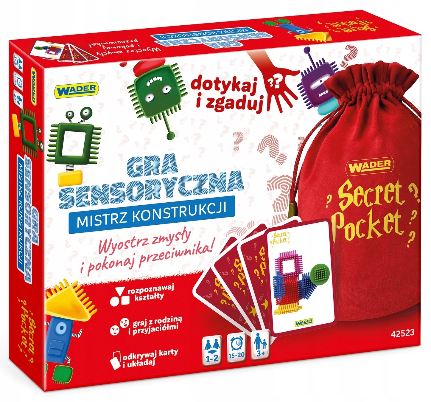 Play&Fun Secret Pocket Mistrz Konstrukcji Gra Do Grania Ze Znajomymi