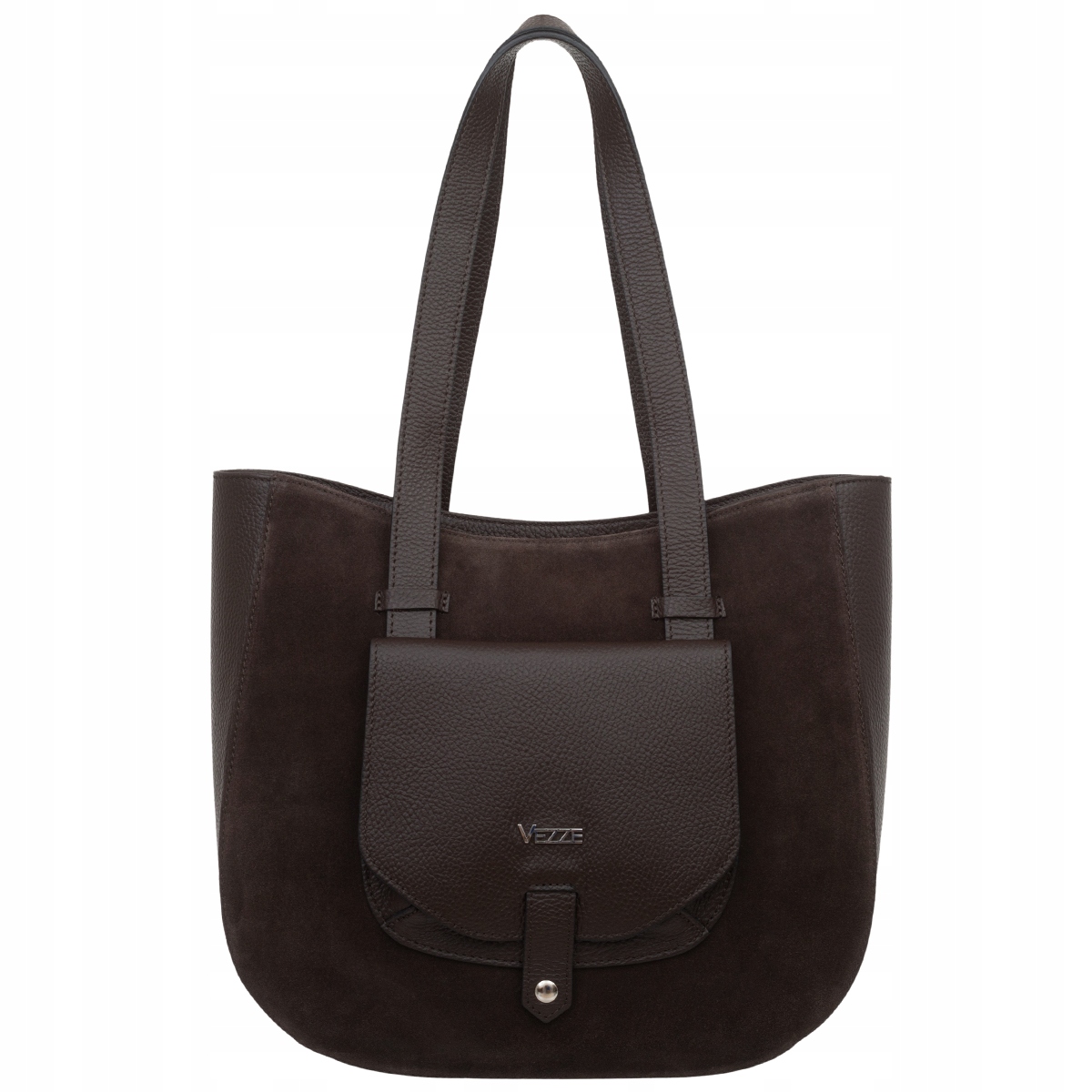 Torebka Zamszowa Vezze Copertina Choco (5904999983595) • Cena