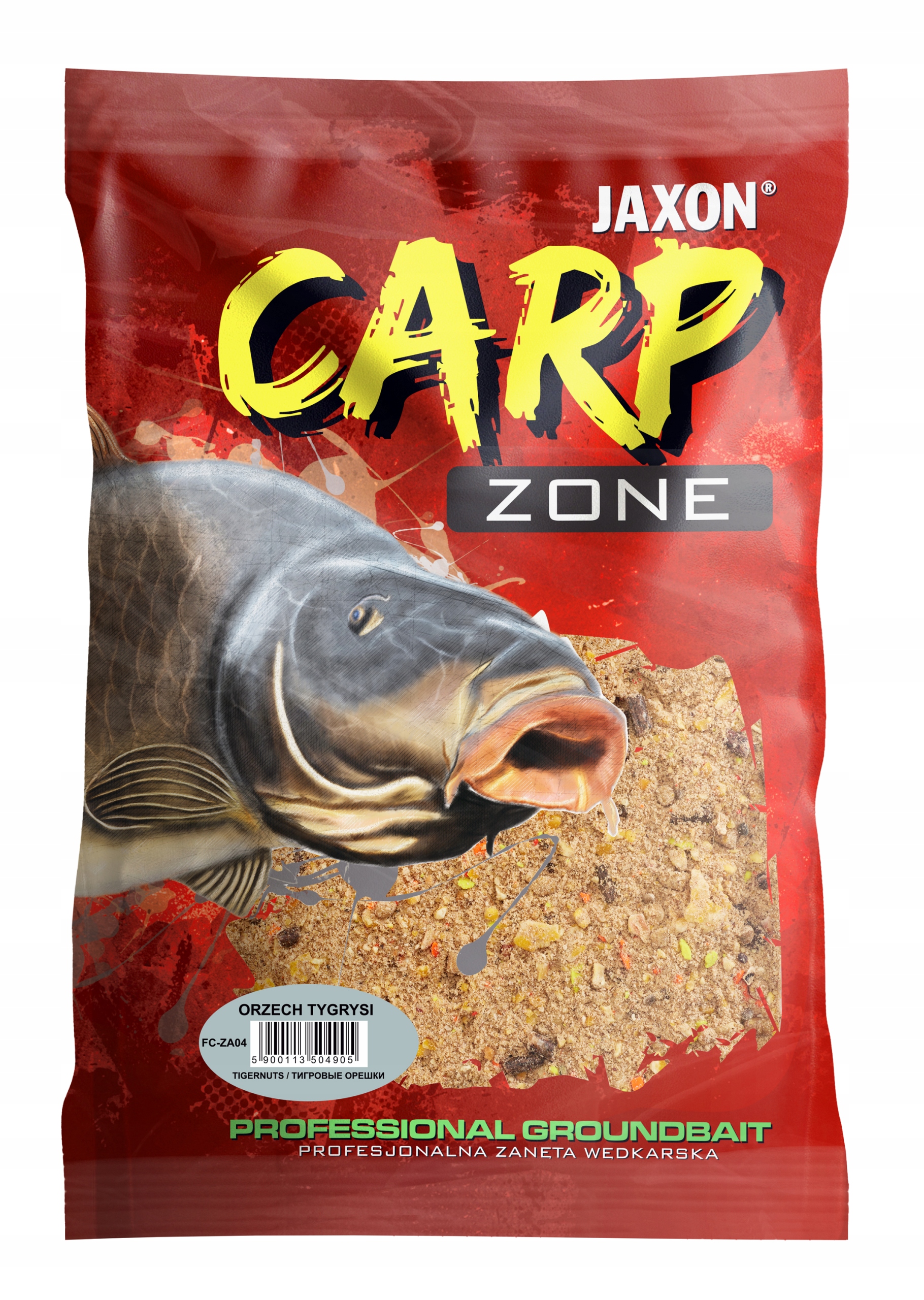 Zanęta Jaxon Carp Zone Orzech Tygrysi 1kg FC-ZA04