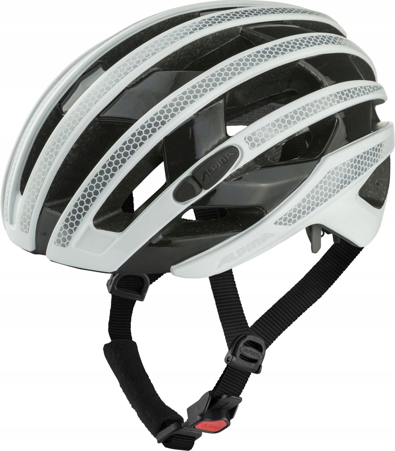 Helma Alpina Ravel Reflective white gloss 55-59 cm