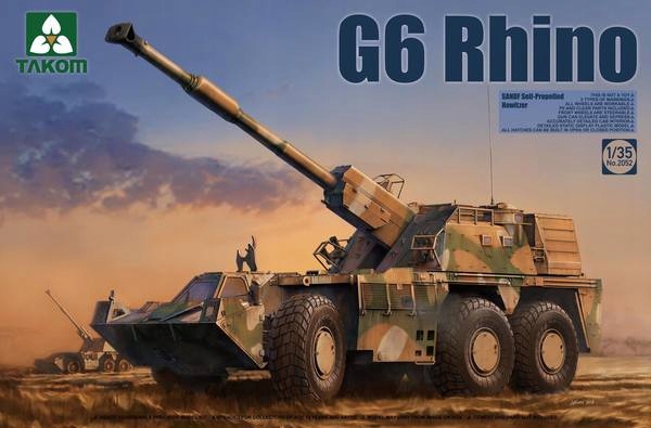 G6 Rhino Sandf Sp (samohybná houfnice) 1:35 Takom 2052