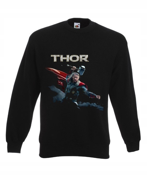 

Oversize Bluza Thor Darcy Młot Wzory Prezent