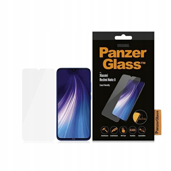 Tvrzené sklo PanzerGlass E2E Regular Xiaomi Redmi Note 8 Case Friendly