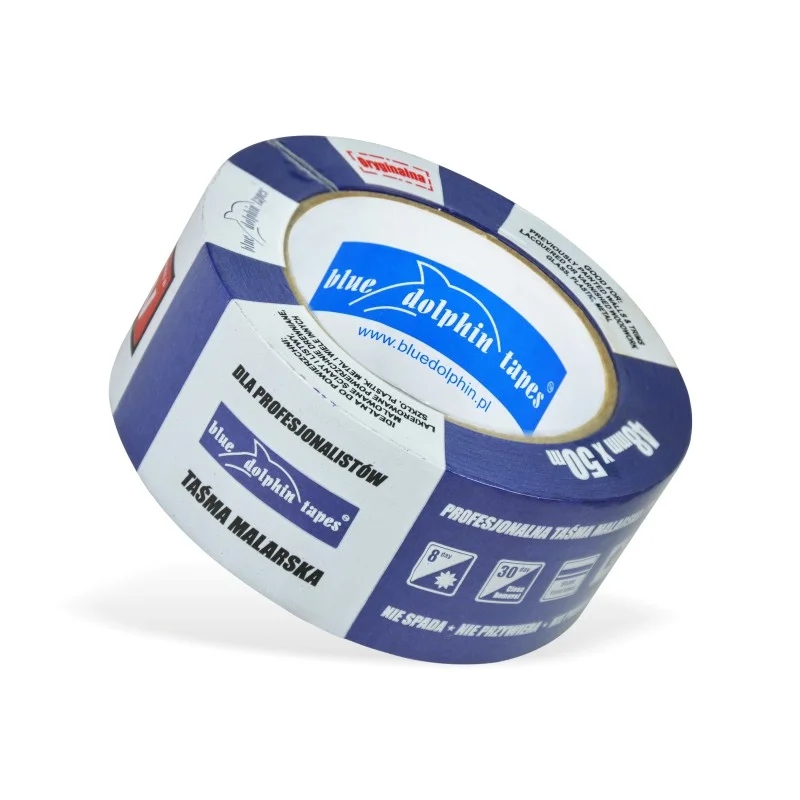 Taśma Blue Dolphin Malarska Niebieska 30mm x 50m