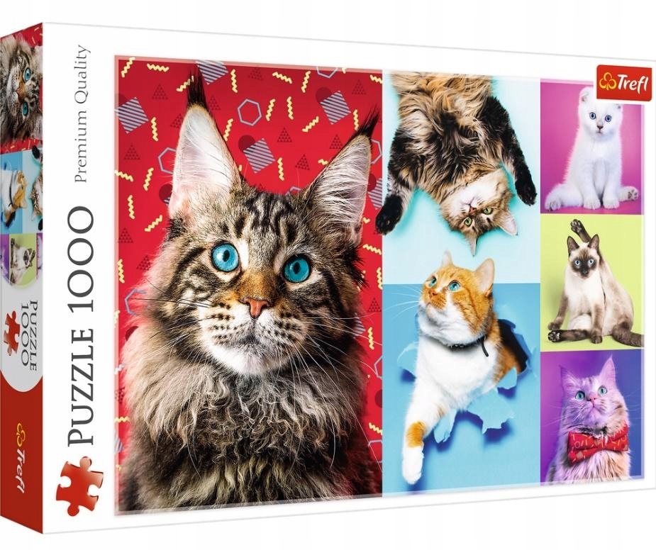 

Puzzle 1000 Wesołe Koty Trefl
