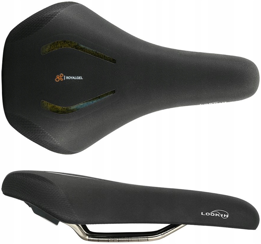 Sedlo na kolo Selleroyal Lookin Evo Athletic 45st. Stracciatella gel, 448 g