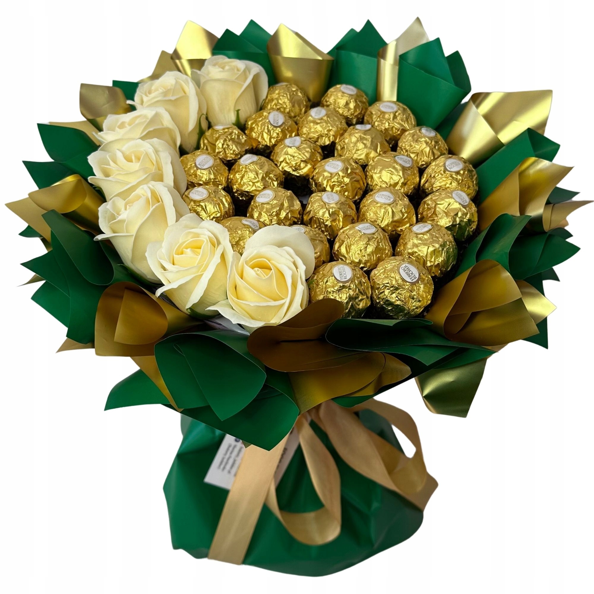 Levně Dárková Sada Kytice Sladkostí Ferrero Zelená Narozeniny Den Dědečka 18