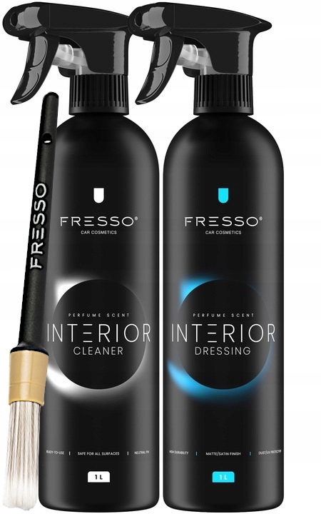 FRESSO INTERIOR SET ZESTAW CZYSZCZENIA WNĘTRZA AUTA CLEANER DRESSING 2 X 1L EAN (GTIN) 5903282159532