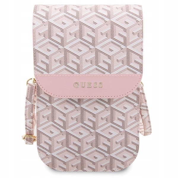 Torebka Guess GCube Stripes różowe Guess