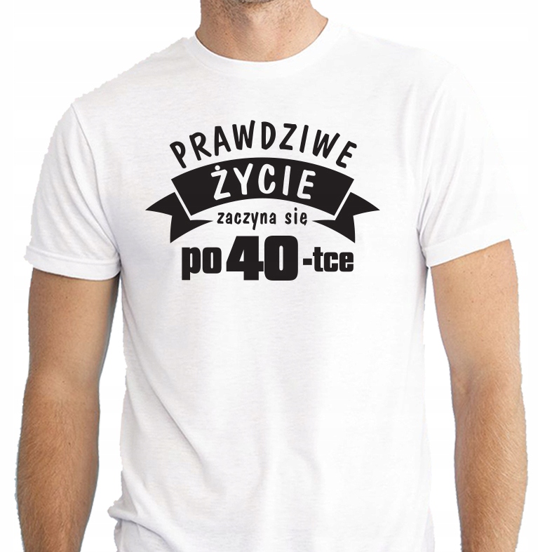 

Koszulka prezent Urodziny 18 40 50 60 lat XXL