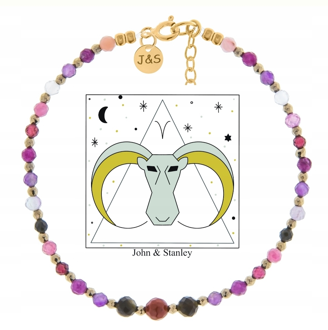 Náramek Na Nohu Znamení Zvěrokruhu Beran Stříbro