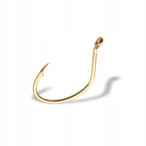 Kuty hak karpiowy Gurza Gure Carp Ring Gold- #1/0 7szt
