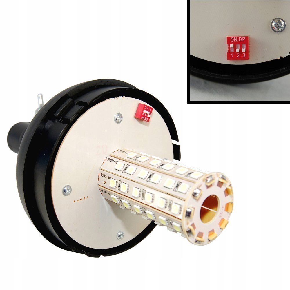 LAMPA OSTRZEGAWCZA KOGUT LED FLEX 12/24V + TRZPIEŃ Producent części Mizar
