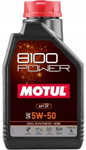 MOTUL 8100 POWER 5W50 9L FORD WSS-M2C931-D + ZAWIESZKA Producent Motul