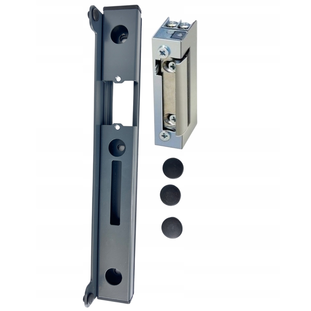 Kazeta elektrozávěsu nízká antracit RAL7016 pro branku s elektrozávěsem