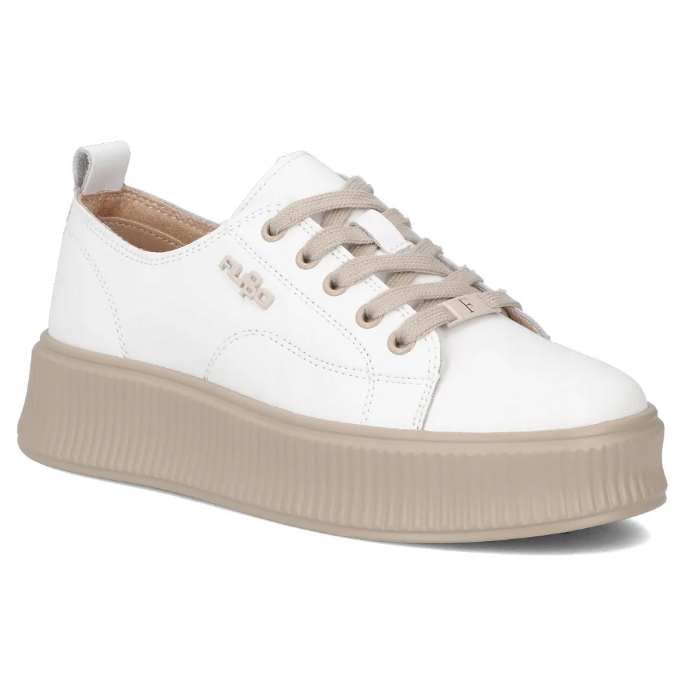 Skórzane sneakersy damskie buty sportowe Filippo na platformie r.40