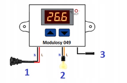 TERMOSTAT ELEKTRONICZNY REGULATOR TEMPERATURY 230 STEROWNIK CZUJNIK 1500W Sposób montażu Wiszące