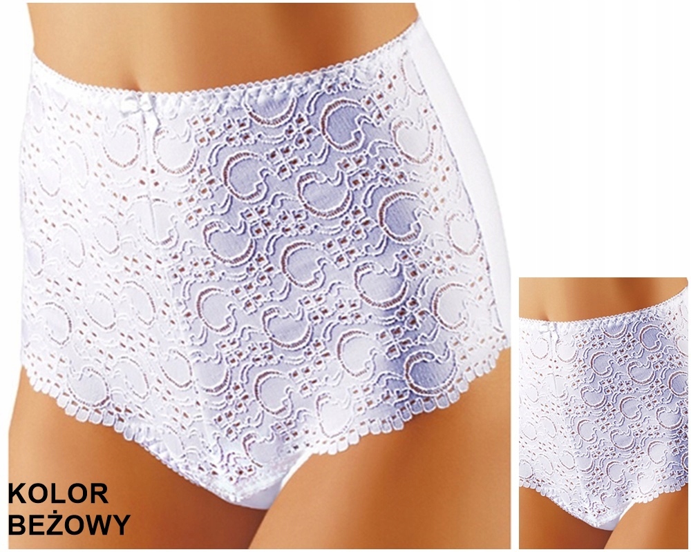 

Figi Ulla Emili wysoki stan Majtki beż XL