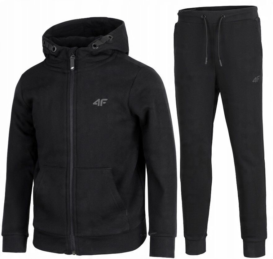 

4F Chłopięcy Dres Komplet Bluza Spodnie 140