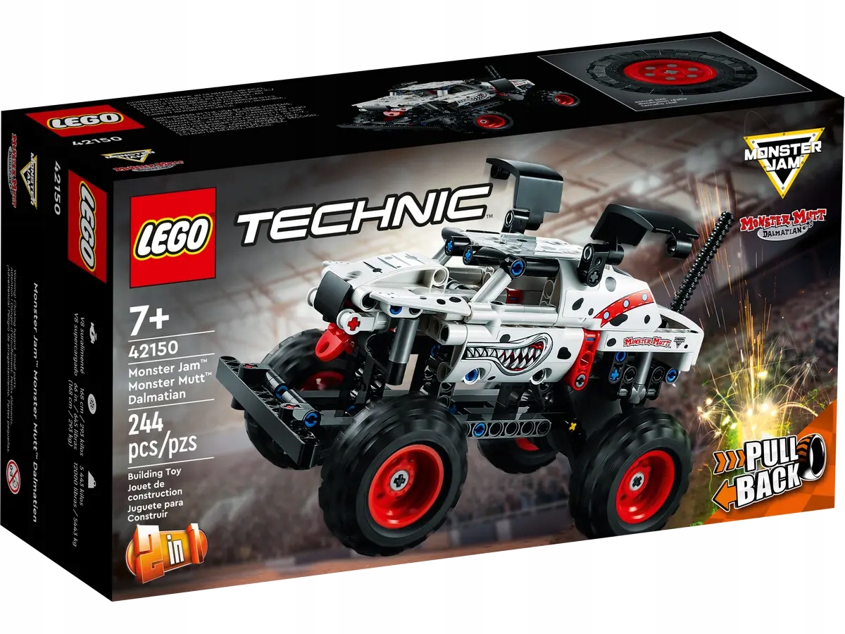 Lego Technic Monster Jam Monster Mutt Dalmatian Sada Kostek 42150