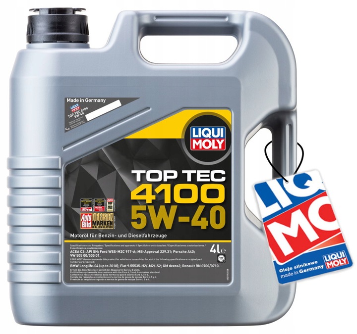 

Liqui Moly 2195 Olej Silnikowy 4100 5W40 4l+gratis