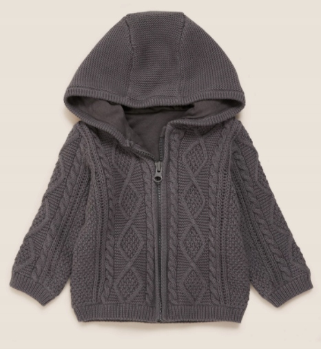 

M&s Sweter chłopięcy na podszewce roz 83 cm