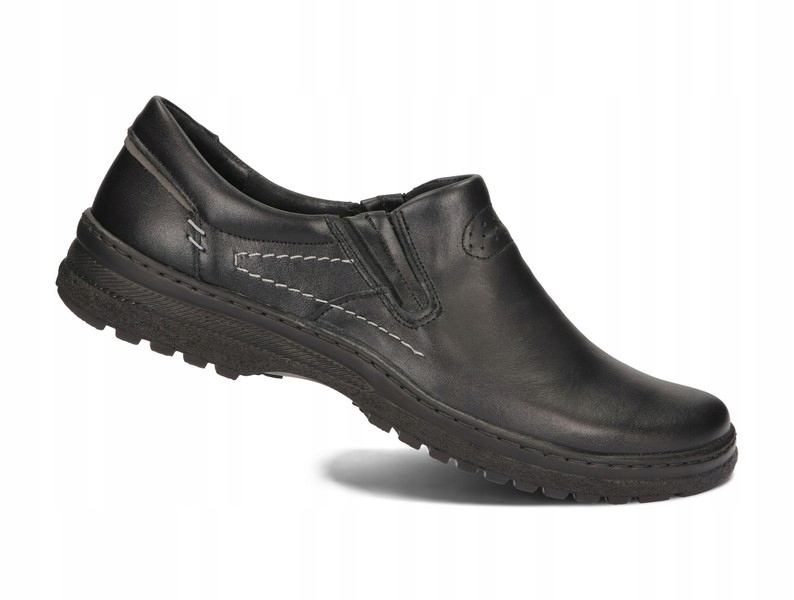 MOKASYNY BUTY MĘSKIE SKÓRA SZEROKIE 869 CZARNY 44 Marka Komodo
