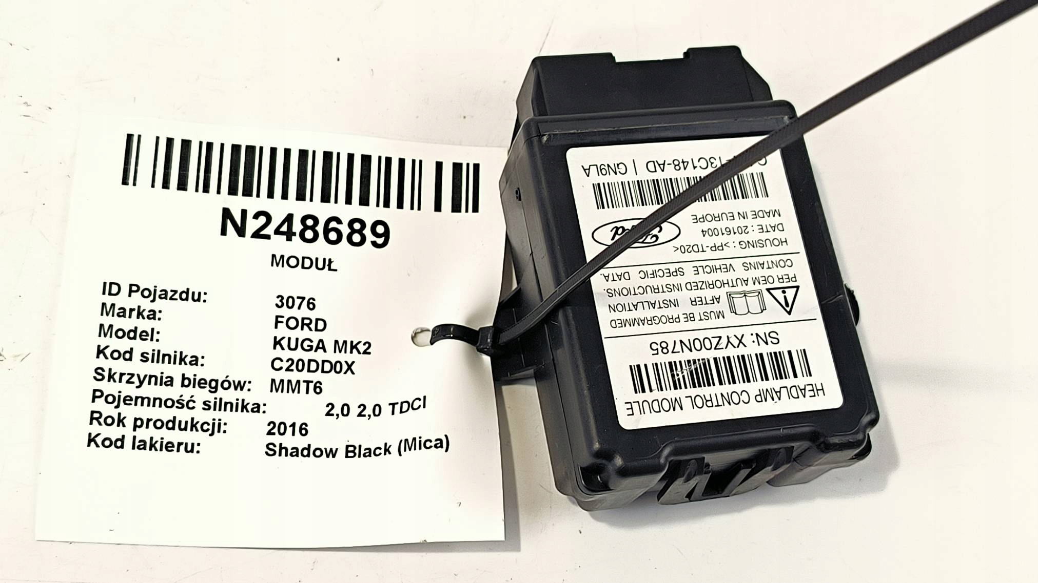 modulo luci GJ5T-13C148-AD FORD KUGA MK2