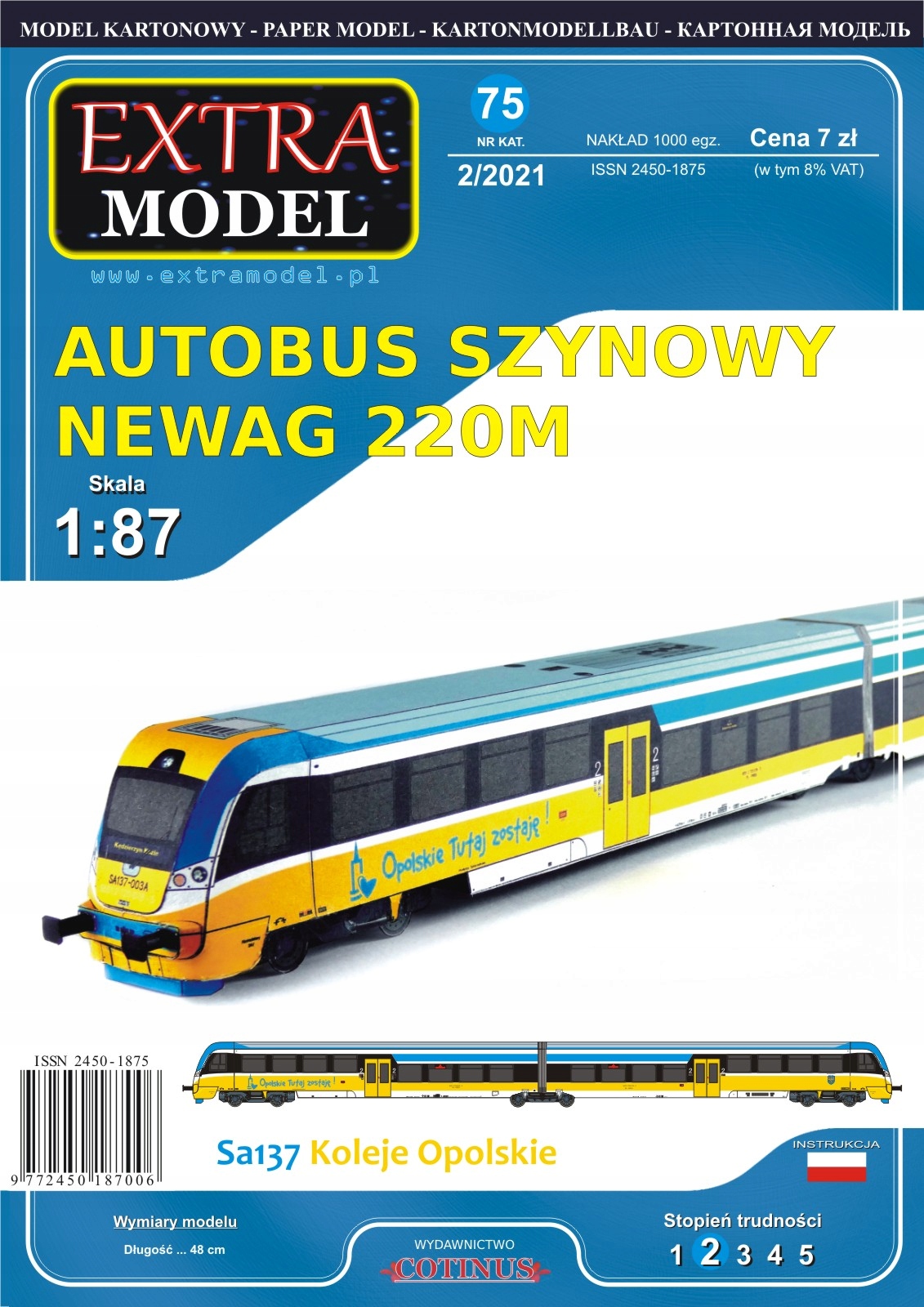

Autobus Szynowy Newag 220M Extra Model
