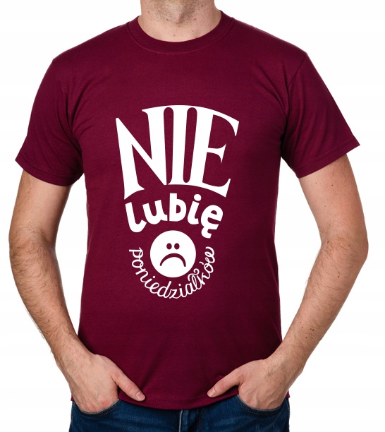 

koszulka Nie Lubię Poniedziałków prezent