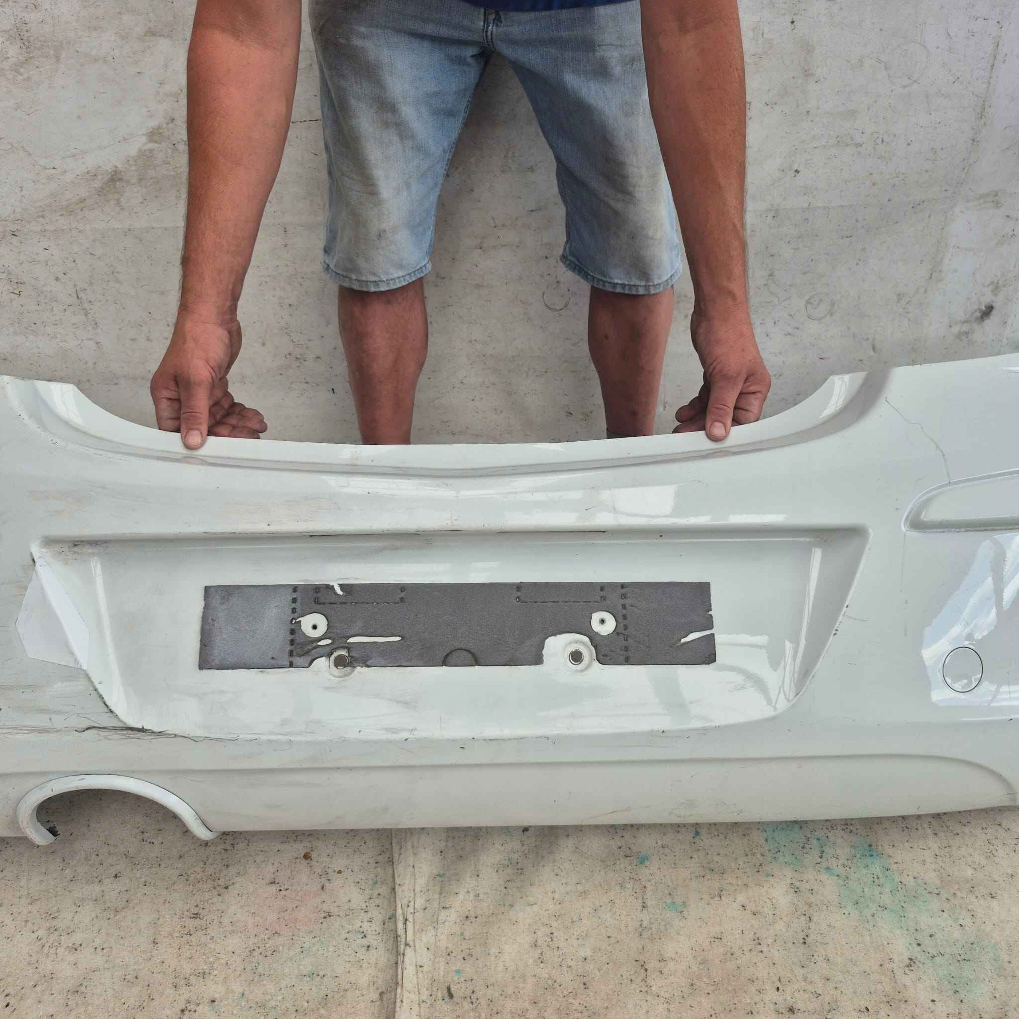 OPEL CORSA D 3D 3 SPORT 06-14 bumper rear part rear