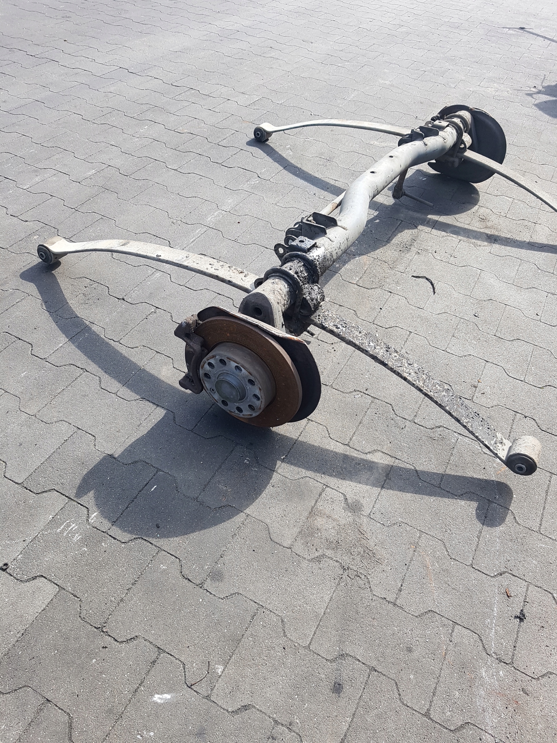 sider axis rear springing VOLKSWAGEN CADDY 3 7AB003172N 2K0500051AH 2004