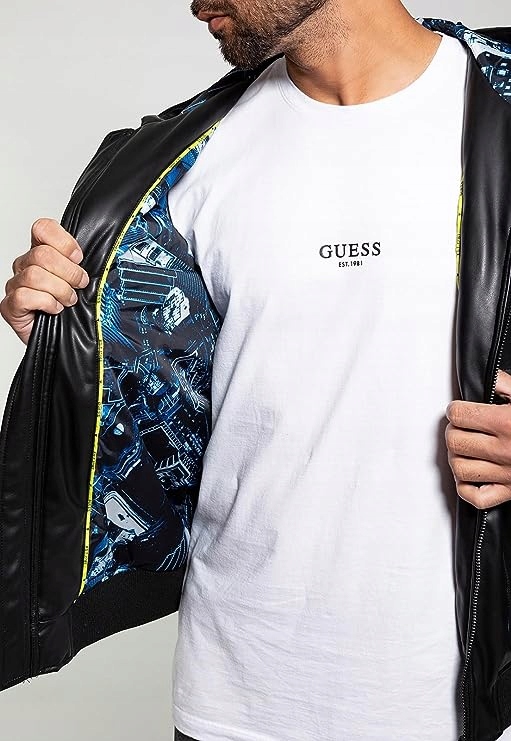 GUESS Bomberka Męska Logo XL (7617076851141) • Cena, Opinie